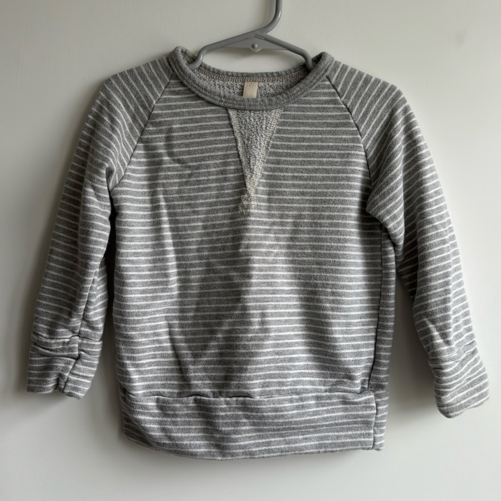 Gray Stripe Childhoods Pullover 2T